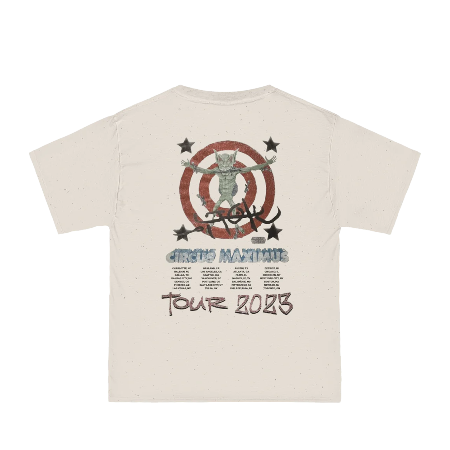 CIRCUS MAXIMUS TOUR MERCH - CIRCUS MAXIMUS TOUR 2023 ASH SHIRT