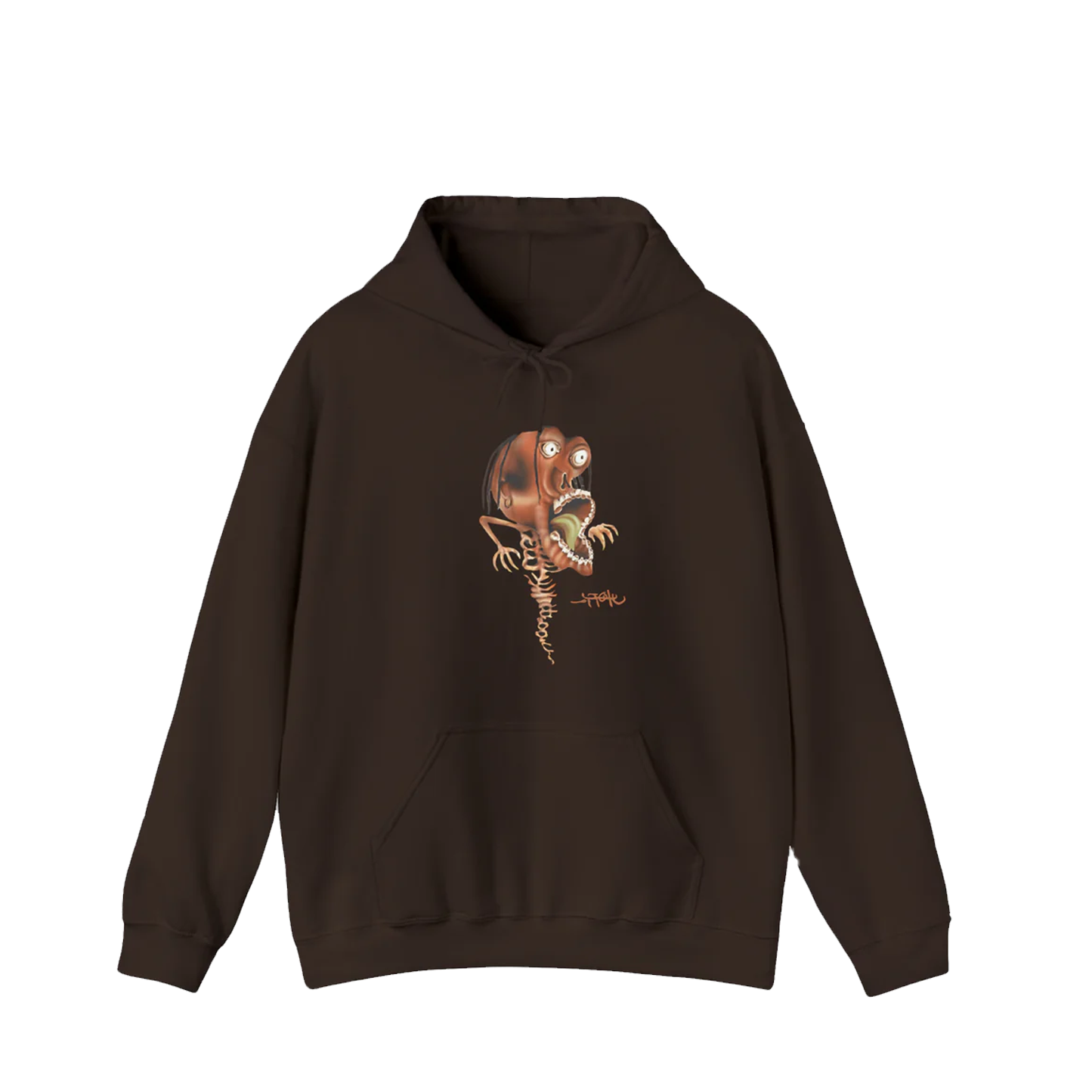 TRAVIS SCOTT TOUR MERCH - TRAVIS SCOTT I KNOW BROWN HOODIE