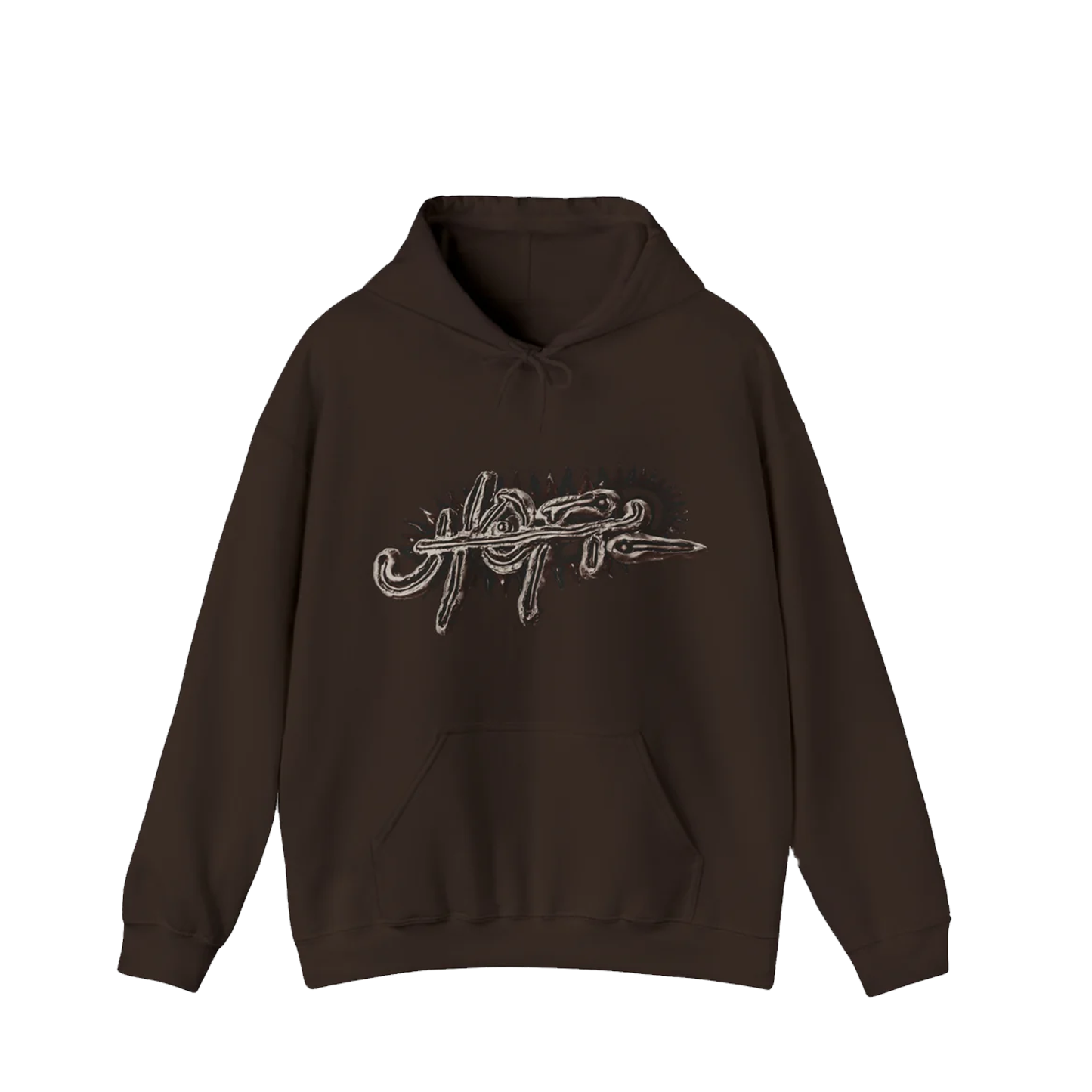 TRAVIS SCOTT TOUR MERCH - TRAVIS SCOTT SIGNATURE CIRCUS MAXIMUS BROWN HOODIE